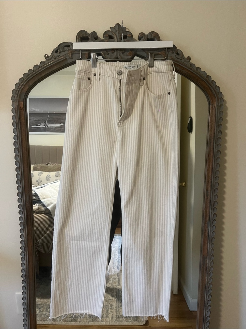 Abercrombie pinstripe jeans